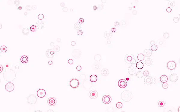 Hellrote Vektortextur Mit Platten Schöne Farbige Illustration Mit Verschwommenen Kreisen — Stockvektor