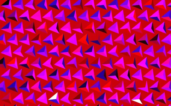 Dunkelrosa Roter Vektorhintergrund Polygonalen Stil Schöne Illustration Mit Dreiecken Naturstil — Stockvektor
