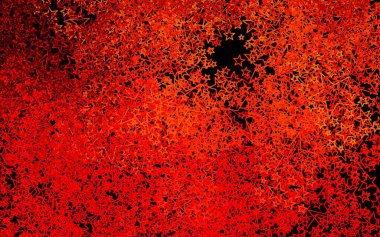 Küçük ve büyük yıldızlı koyu kırmızı vektör arkaplanı. Soyut şablondaki yıldızlarla dekoratif parlak illüstrasyon. Fütürist reklamlar ve kitapçıklar için şablon.