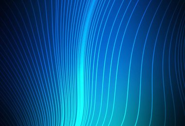 Tekrarlanan çubuklarla koyu mavi vektör şablonu. Soyut şablon üzerinde çizgileri olan renkli, parlak bir illüstrasyon. Reklam, kitapçıklar, broşürler için desen.