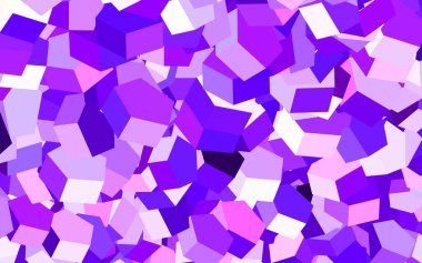 Açık mavi, renkli altıgenli kırmızı vektör dokusu. Altıgenli soyut bir tasarım. Reklamlar, broşürler için desen.