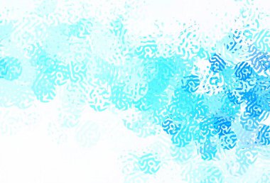 Soyut biçimlerde hafif BLUE vektör dokusu. Rastgele şekillerle soyut tarzda dekoratif tasarım. Web siteniz için basit tasarım.