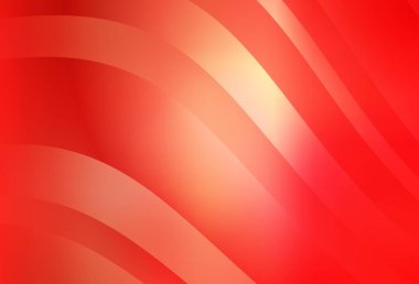 Bükülmüş çizgileri olan açık kırmızı vektör arkaplanı. Basit bir şekilde yepyeni renkli bir tasvir. Fikirlerin için bir örnek..