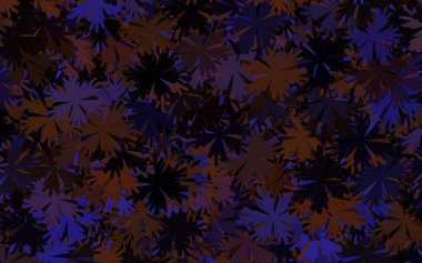 Koyu pembe, çiçekli sarı vektör zarif arkaplan. Çiçeklerle süslenmiş soyut çizimler. Çocuk kitapları için renkli desen.