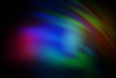 Karanlık Çokrenkli vektör soyut bulanık arkaplan. Yaratıcı illüstrasyon, yarım tonlu ve eğimli. Tasarımlar için arka plan.