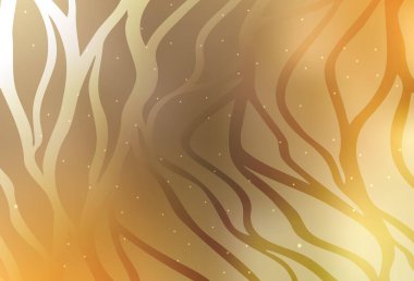 Açık Turuncu vektör arkaplanı ve wry çizgileri. Eğri şekilli yepyeni renkli bir tasvir. İş tasarımınız için şablon.