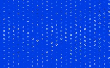 Lekeli hafif Mavili vektör arkaplanı. Doğa tarzında bulanık halkaları olan güzel renkli çizimler. Güzel web siteleri için desen.