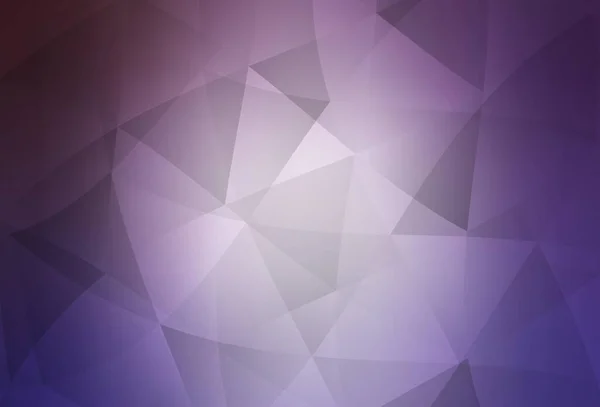 Light Purple Vector Low Poly Layout Sample Polygonal Shapes New — Stock Vector