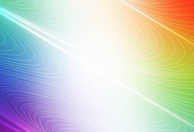 Renkli çizgileri olan açık renkli vektör dokusu. Soyut şablon üzerinde çizgileri olan renkli, parlak bir illüstrasyon. İş ilanınız için akıllı tasarım.