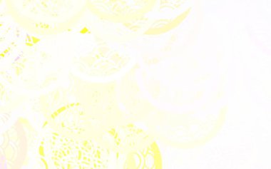 Açık Pembe, Sarı vektör. Renkli su damlaları ile soyut modern çizim. Soyut arka planda bulanık kabarcıklar ve renkli gradyan. Broşürler, broşürler için temel