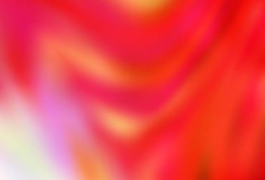 Açık kırmızı, sarı vektör bulanık ve renkli desen. Soyut renkli gradyan çizimi. Marka kitabınız için yeni biçim tasarımı.