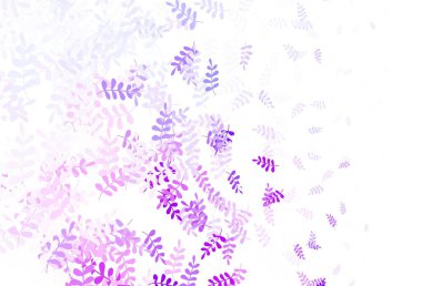 Açık mavi, yapraklı kırmızı vektör zarif arka plan. Hint tarzı yapraklı bulanık dekoratif tasarım. Markan için şık bir model..