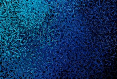 Koyu mavi, keskin çizgileri olan yeşil vektör deseni. Soyut şablon üzerinde çizgileri olan renkli, parlak bir illüstrasyon. Reklamınız, posteriniz, afişiniz için en iyi tasarım.