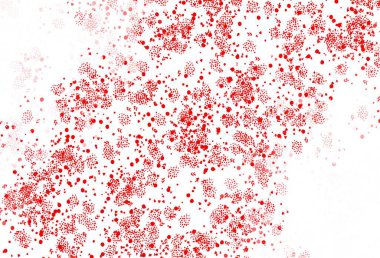 Memphis şekilli açık kırmızı vektör arkaplanı. Soyut tarzda rengarenk gradyan şekilleri olan bir resim. İşiniz için en iyi akıllı tasarım.