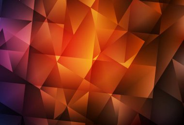 Koyu kırmızı vektör soyut mozaik zemin. Tamamen yeni bir renk illüstrasyon poligonal bir tarzda. İş tasarımınız için yeni stil.