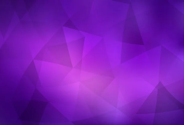 Light Purple Pink Vektor Low Poly Layout Leuchtend Bunte Illustration — Stockvektor