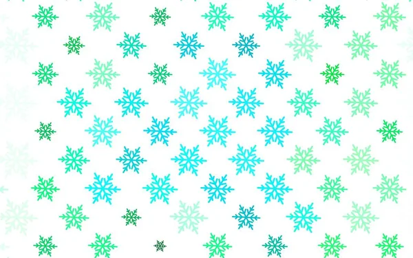 Lichtgroen Vector Patroon Kerststijl Een Smart Illustration Met Gradiënt Kerstelementen — Stockvector