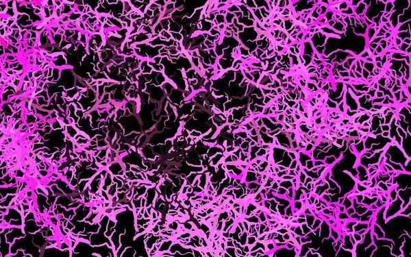 Темно Рожевий Вектор Природний Візерунок Листям Гілками Барвиста Абстрактна Ілюстрація — стоковий вектор
