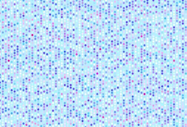 Noktalı ışık çok renkli vektör arkaplanı. Doğa tarzında renkli baloncuklu soyut illüstrasyon. Güzel web siteleri için desen.