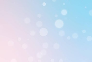 Açık pembe, doğum günü tarzında mavi vektör dokusu. Noel özellikleriyle basit bir gradyan çizimi. Okul ve dil bilgisi siteleri için desen.