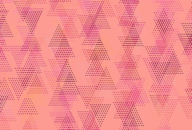 Açık Pembe, sarı vektör arkaplan çizgileri, daireler. Noktalı, soyut şekilli dekoratif tasarım. Broşürler, broşürler için desen