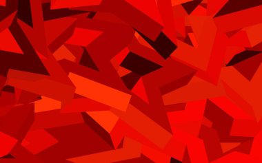 Küçük ve büyük yıldızlı açık kırmızı vektör arkaplanı. Bulanık dekoratif dizayn yıldızlı basit bir stilde. Astroloji web siteleri için desen.