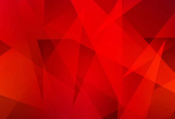 Φωτεινό Κόκκινο Διανυσματικό Φόντο Πολυγωνικό Στυλ Τρίγωνα Αφηρημένο Φόντο Πολύχρωμη — Διανυσματικό Αρχείο
