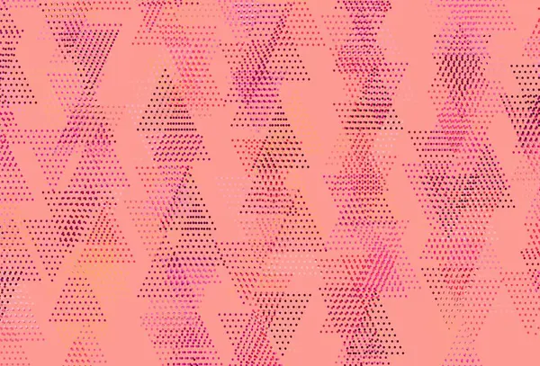 Açık Pembe, sarı vektör arkaplan çizgileri, daireler. Noktalı, soyut şekilli dekoratif tasarım. Broşürler, broşürler için desen