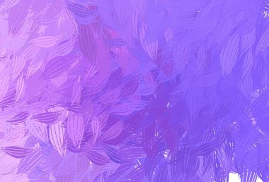 Memphis şekilli açık mor vektör arkaplan. Renkli rastgele şekillerle modern soyut illüstrasyon. Duvar kağıtları için zarif tasarım.