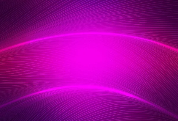 Темно Фиолетовая Векторная Компоновка Изогнутыми Линиями Красочная Иллюстрация Абстрактном Стиле — стоковый вектор