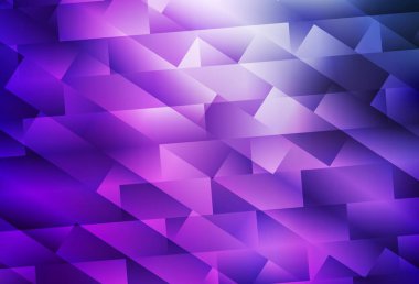 Açık Mor, kare şeklinde pembe vektör deseni. Renkli dikdörtgenlerle modern soyut çizimler. İniş sayfası için modern şablon.