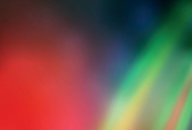 Açık yeşil, kırmızı vektör bulanık şablon. Parlak renkli bir illüstrasyon. Web siteniz için bulanık tasarım.