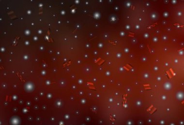 Koyu kırmızı vektör deseni Noel tarzında. Renkli Noel şeyleri ile soyut gradyan çizimi. Kitapçıklar, eğitim broşürleri.