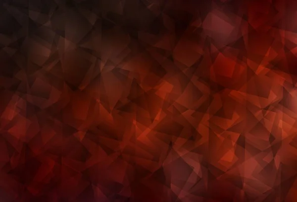 Vetor Vermelho Escuro Brilhando Layout Triangular Ilustração Geométrica Estilo Origami — Vetor de Stock