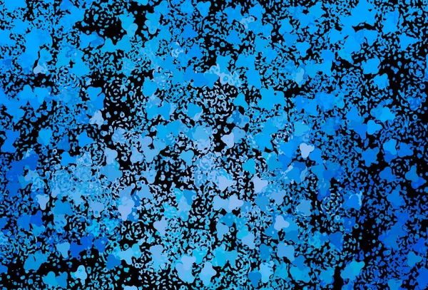 Темно Синий Вектор Обратного Хода Мемфисами Декоративный Дизайн Абстрактном Стиле — стоковый вектор
