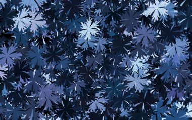 Çiçekli koyu mor vektör deseni. Çiçekli zarif, parlak bir illüstrasyon. Tasarımınız için yeni şablon.