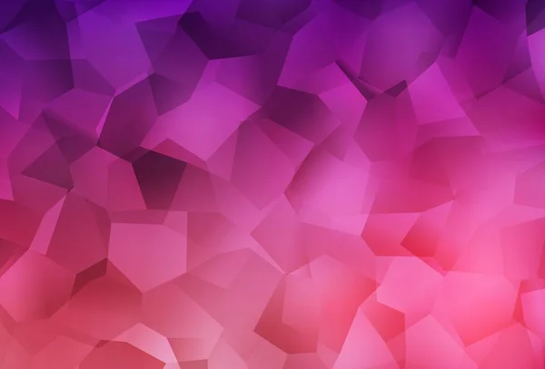 Dark Purple Fond Vectoriel Rose Avec Des Formes Memphis Design — Image vectorielle