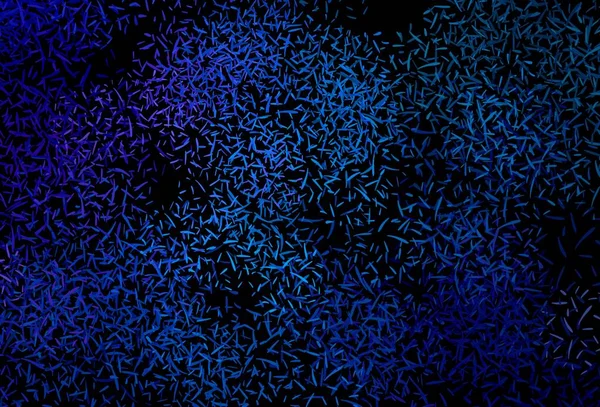 Темно Синий Векторный Фон Резкими Полосами Сияющая Цветная Иллюстрация Острыми — стоковый вектор