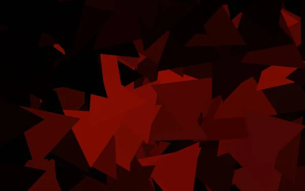 Fondo Vector Marrón Oscuro Con Líneas Triángulos Gradiente Abstracto Ilustración — Vector de stock