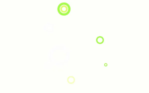 Padrão Vetorial Verde Claro Com Esferas Glitter Ilustração Abstrata Com —  Vetores de Stock
