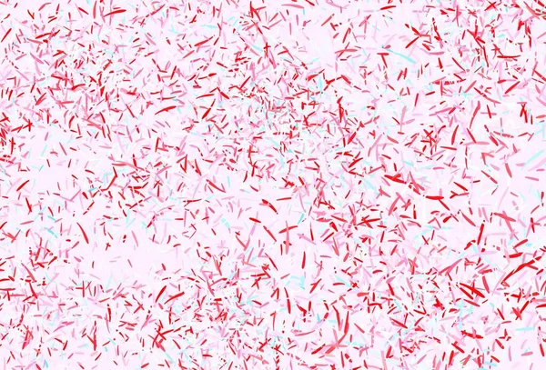 Jasnoniebieski Czerwony Wektor Tekstury Kolorowych Linii Świecąca Kolorowa Ilustracja Ostrymi — Wektor stockowy