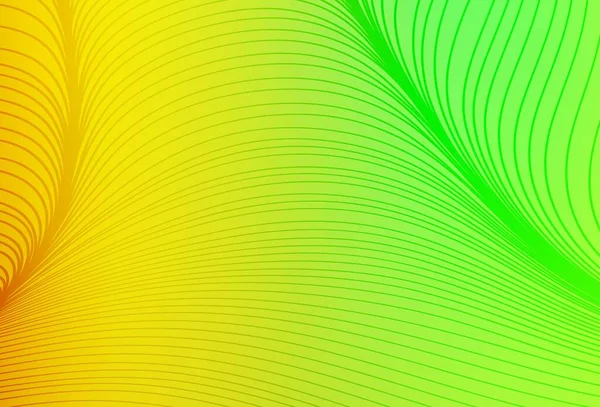 Açık Yeşil, kırmızı vektör arkaplanı ve çizgi çizgileri. Değişken çizgileri olan renkli soyut çizimler. Tasarımınız için basit şablon.