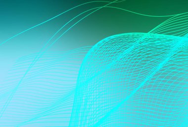 Açık yeşil vektör modern zarif zemin. Görüntü stili ve gradyanı olan yeni renkli çizimler. Web siteniz için bulanık tasarım.