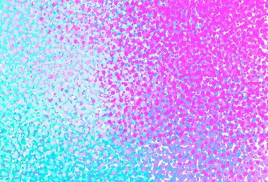 Açık Pembe, noktalı mavi vektör arkaplanı. Parlak renkli soyut çemberlerin olduğu bir resim. İş ilanınız için tasarım.