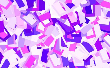 Açık Mor, renkli altıgenli pembe vektör dokusu. Renkli altıgenli soyut illüstrasyon. Reklamınız için bir kalıp, kitapçıklar.