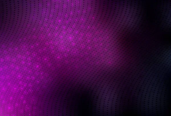 Dunkelrosa Vektorillustration Mit Einer Reihe Leuchtender Farbenfroher Abstrakter Kreise Abstrakte — Stockvektor