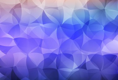 Hafif Mor vektör üçgen mozaik arkaplan. Üçgenli renkli soyut çizimler. Bir markanın arkaplanı için desen.