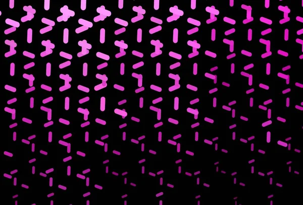 繰り返しスティック付きダークピンクベクトルテンプレート 線で描いた現代の幾何学的抽象画 小冊子 チラシのパターン — ストックベクタ