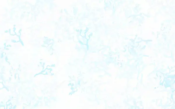 Modèle Élégant Vecteur Bleu Clair Avec Feuilles Branches Feuilles Branches — Image vectorielle