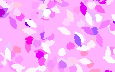 Açık pembe, soyut şekilli kırmızı vektör arkaplan. Soyut gradyan şekilli basit renkli çizimler. İşiniz için en iyi akıllı tasarım.